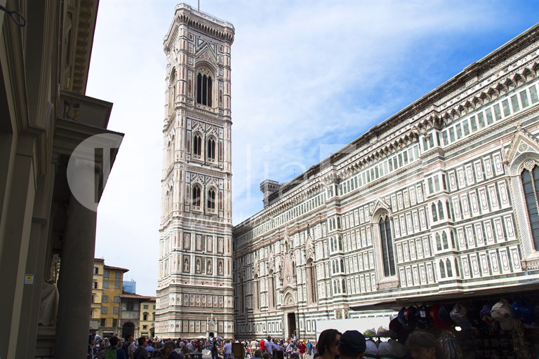 Toskana-Florenz-Glockenturm von Giotto