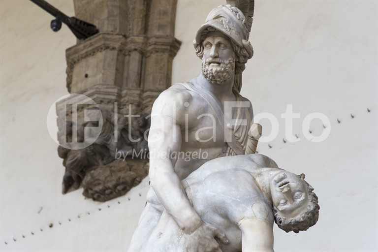 Toskana-Florenz-Loggia dei Lanzi Statuen